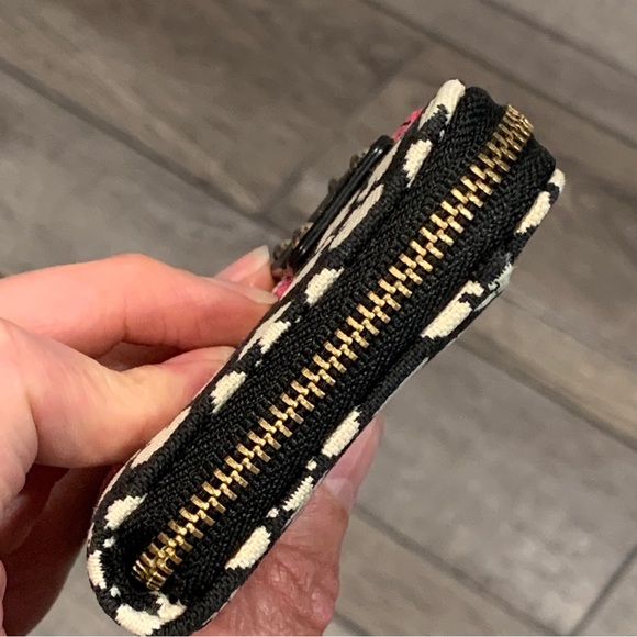 Kate Spade Four Spades Geo Color Block Small Zip Around Wallet - Picture 9 of 16